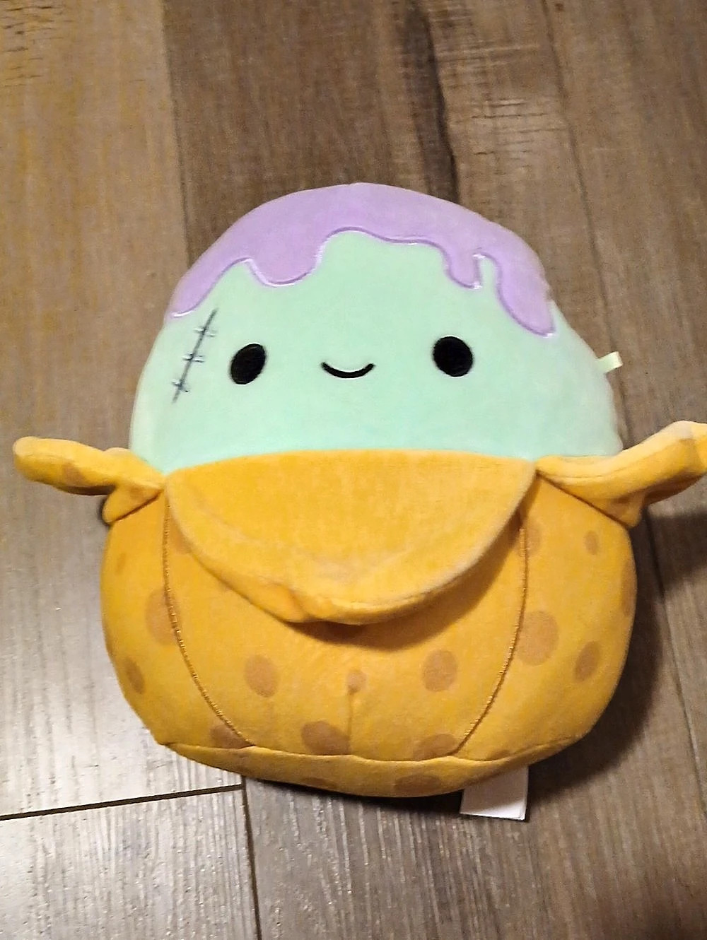 Squishmallows Stanislav the Zombie Banana Plush Yellow & Green